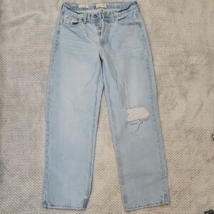 Universal Thread Light Blue Distressed Boyfriend Jeans